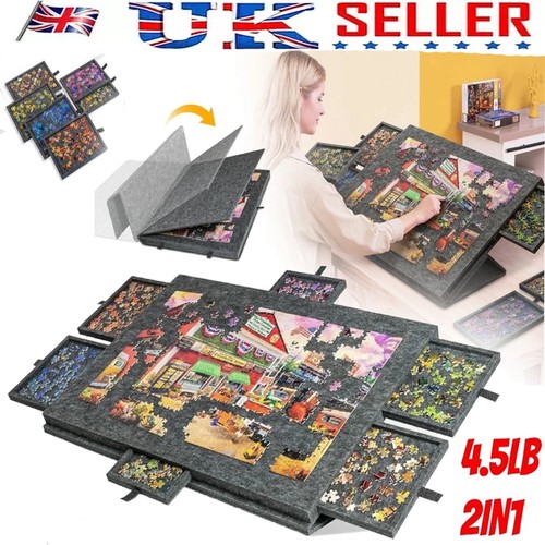 1000 piece puzzle board - piece, drawer