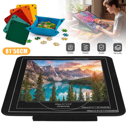 Foldable jigsaw puzzle board - foldable,