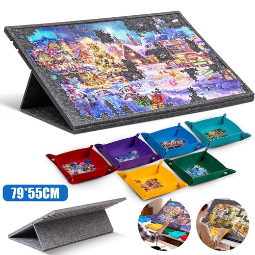 Felt jigsaw puzzle board with - puzzle,