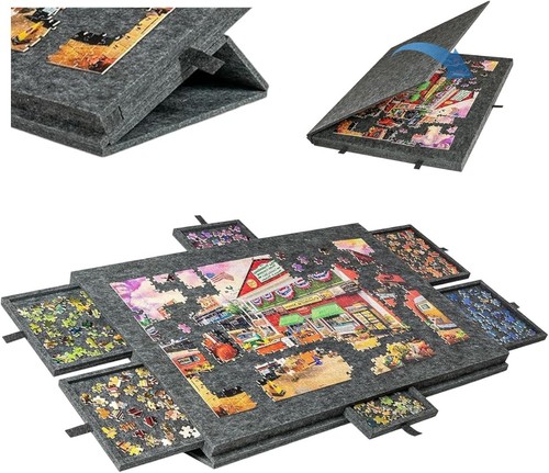 Jigsaw puzzle board - puzzle, drawers