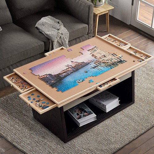 Wooden jigsaw puzzle board - puzzle,