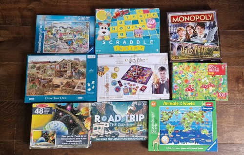 Family board games - family, jigsaw