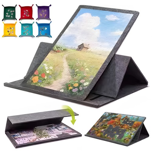 Felt tilting puzzle - puzzle, board