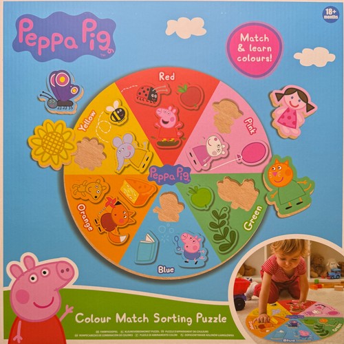 Peppa pig colour match - peppa,