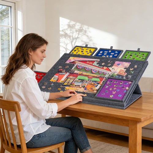 1000pcs tilting puzzle board - puzzle,