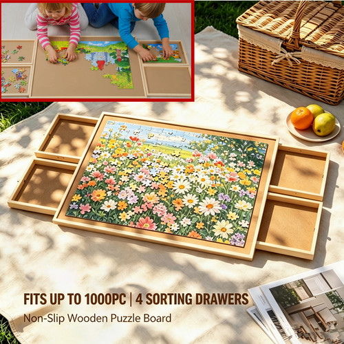 1000pcs wooden jigsaw puzzle - 1000pcs,