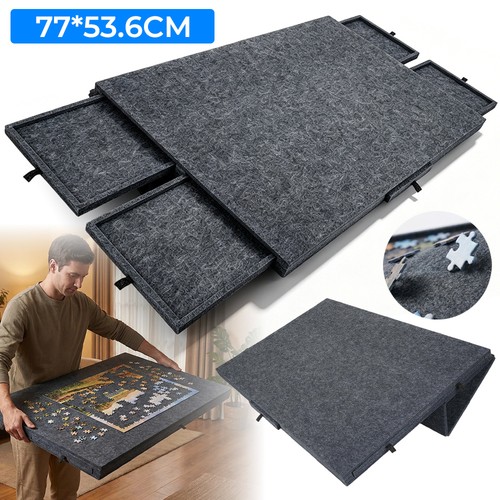 Felt jigsaw puzzle board with - ,